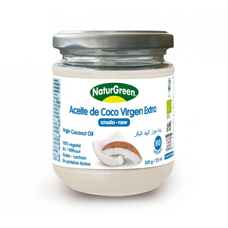 Aceite Virgen Extra de Coco Bio 200g. NaturGreen
