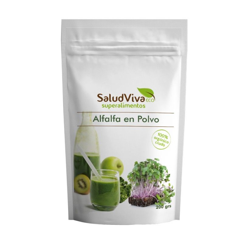 Alfalfa en Polvo Bio 200 g. Salud Viva