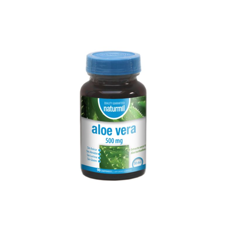 Aloe 500 mg 90 Comprimidos Naturmil - Bio Market