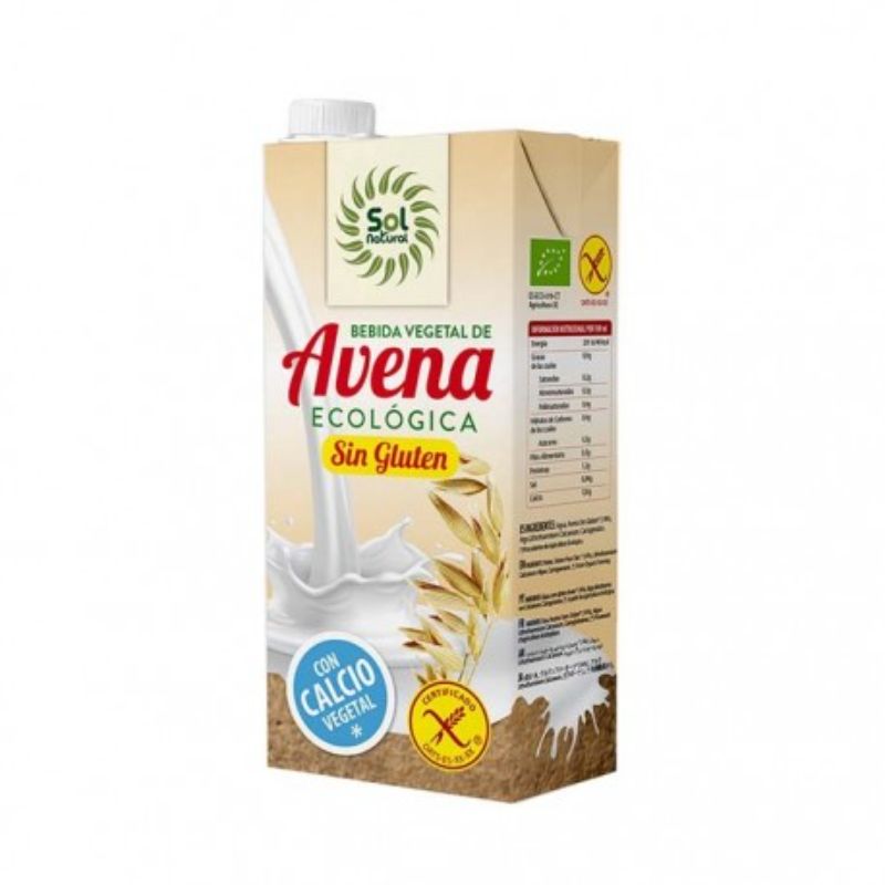 Bebida de Avena con Calcio y Sin Gluten Bio 1 L So