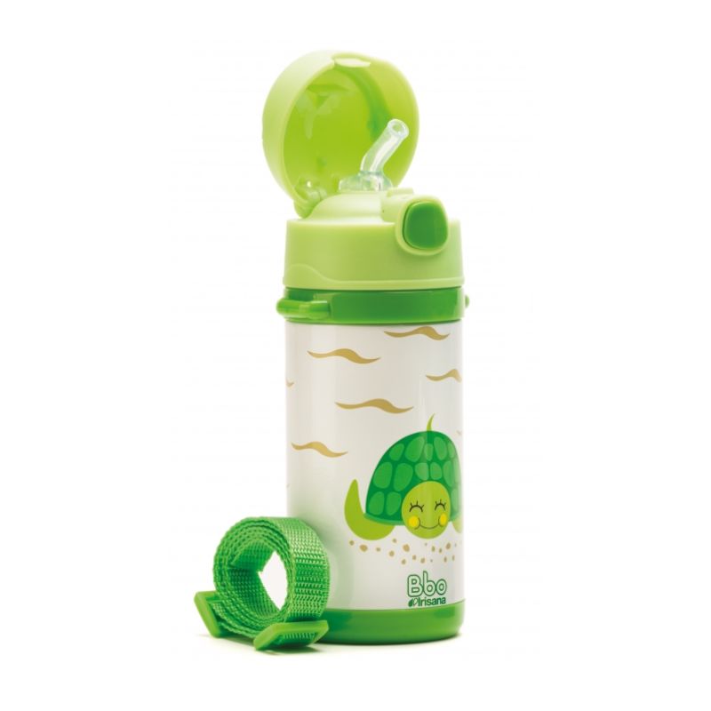 Botella Infantil Bbo Color Verde 320 ml Irisana