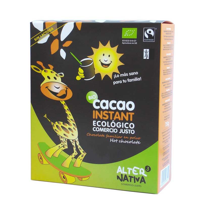 Cacao Instantant Bio 750 g Alternativa 3
