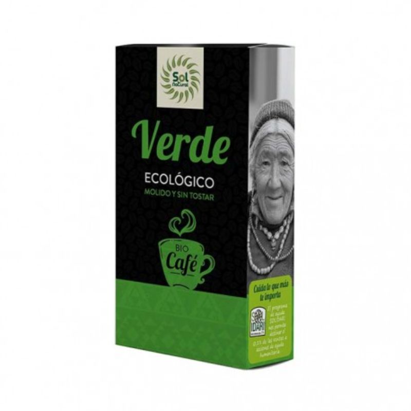 Café Verde Molido Bio 350 g. Sol Natural