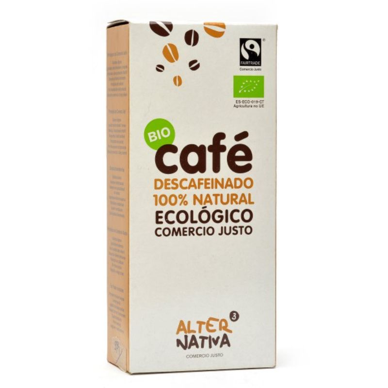 Café mólido Descafeinado Bio 250 g Alternativa 3