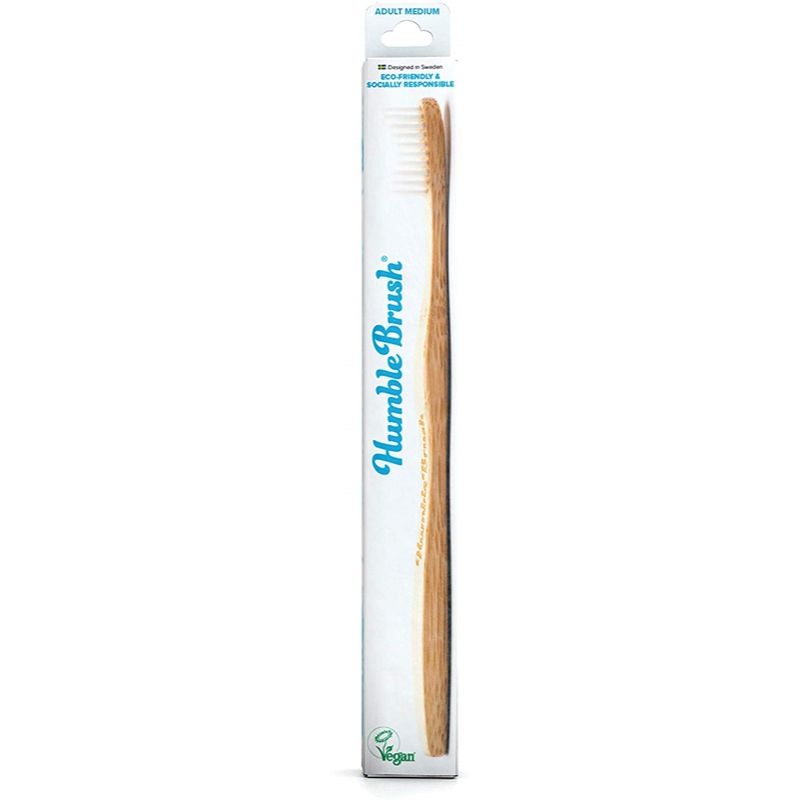 Cepillo Dental de Bambú Adultos (blanco)The Humble
