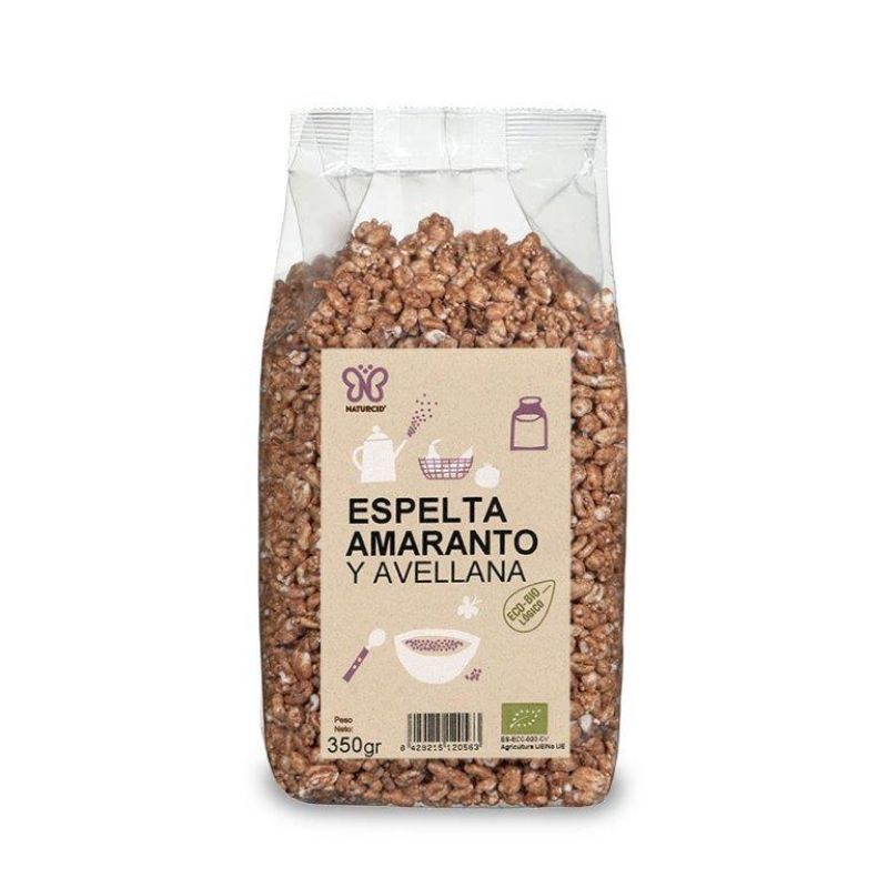 Cereales de Espelta, Amaranto y Avellana Bio 350 g