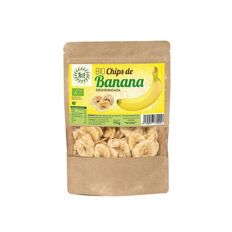 Chips de Banana Deshidratada Bio 150 g Sol Natural