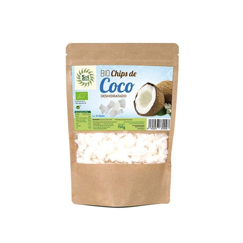 Chips de Coco Deshidratado Bio 150 g Sol Natural