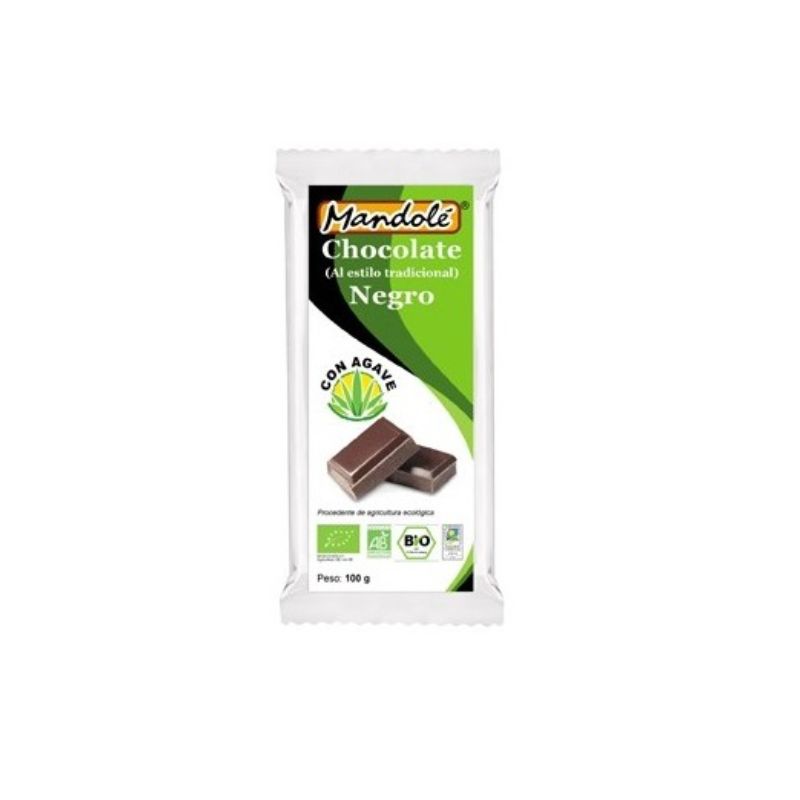 Chocolate Negro con Agave Bio 100 g. Mandolé