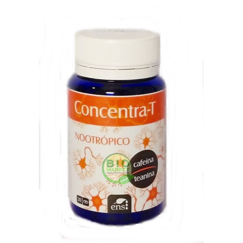 Concentra-T Nootrópico Cafeína y Teanina 465 mg 30