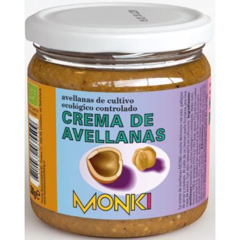 Crema de Avellanas Bio 330 g. Monki