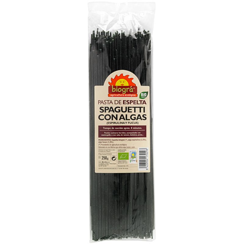 Espaguetis con Algas Bio 250 g Biográ