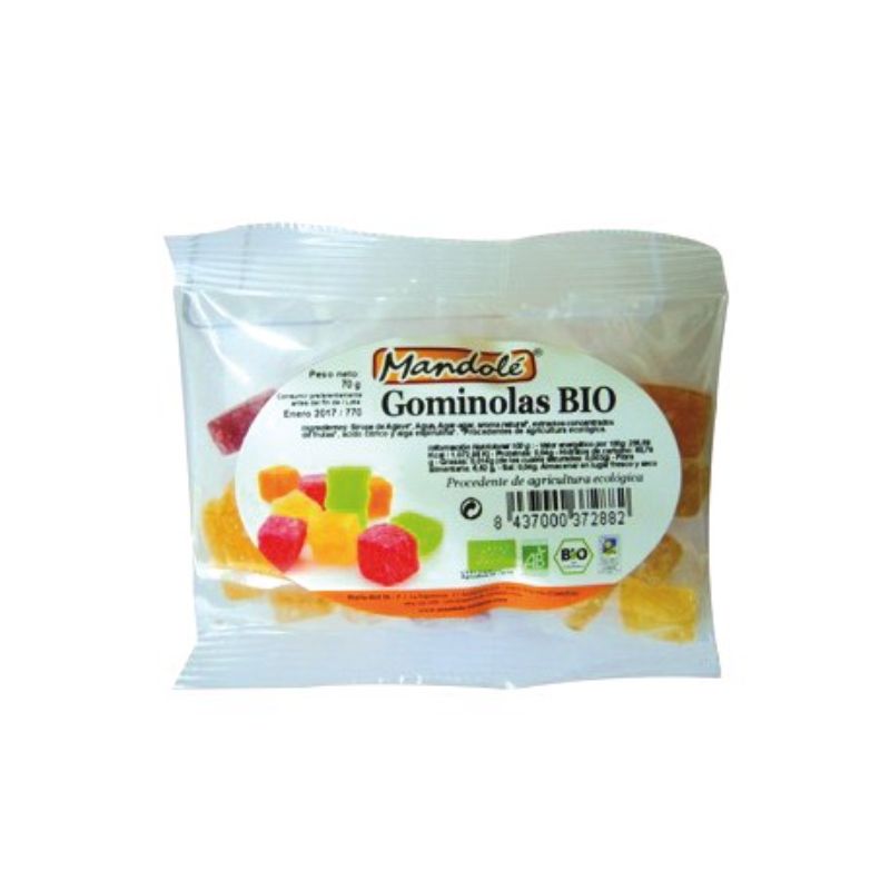 Gominolas Bio 70 g Mandolé