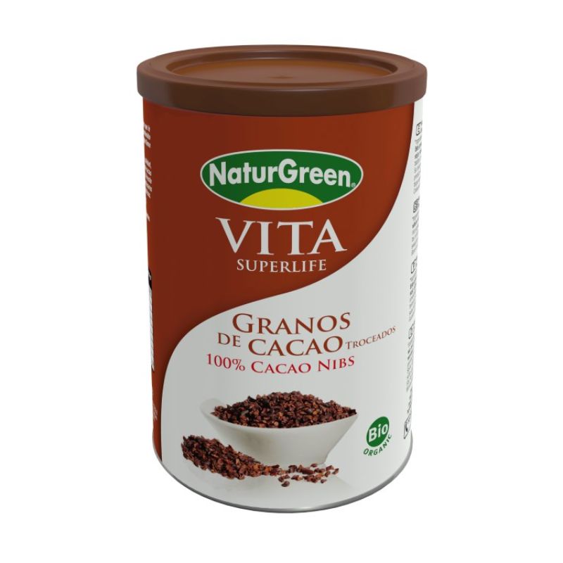 Granos de Cacao Bio Vita Superlife  200G. Naturgre