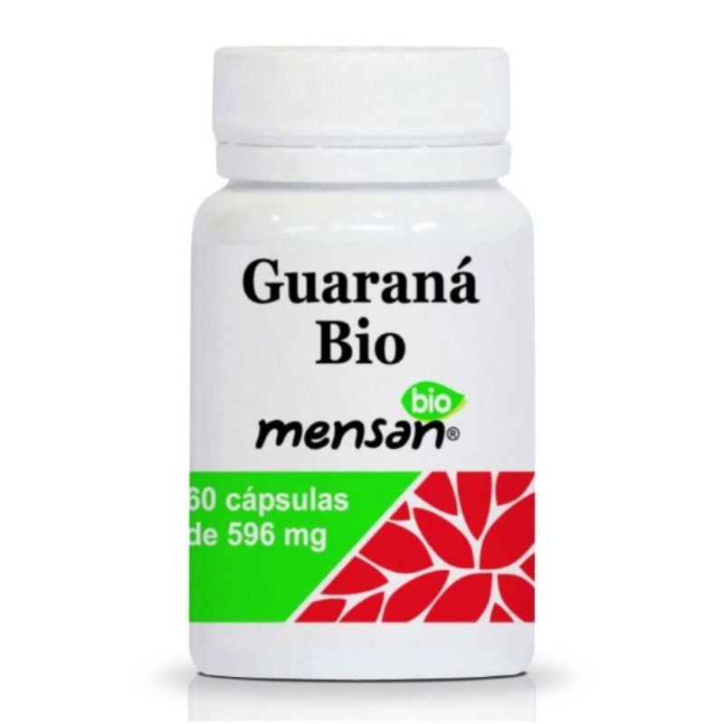 Guaraná bio 596 mg 60 cápsulas. Mensan