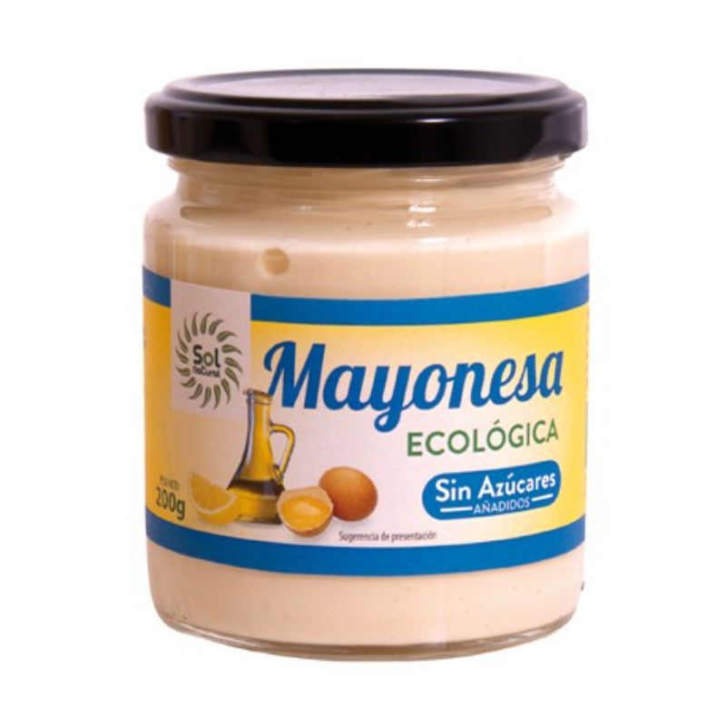 Mayonesa sin Azúcares Bio 200 g. Sol Natural