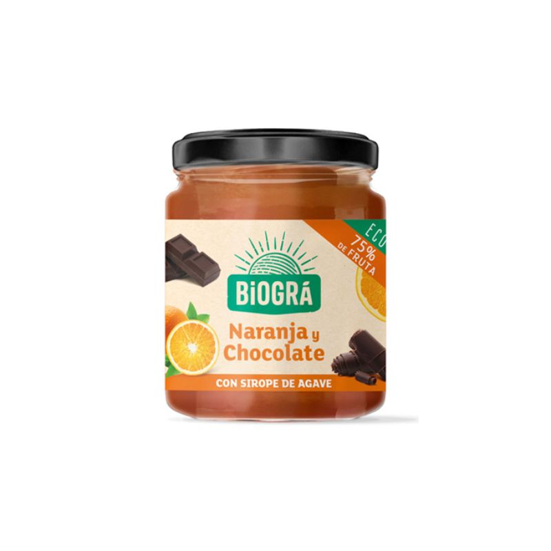 Mermelada Naranja y Chocolate Bio 200 g. Biográ