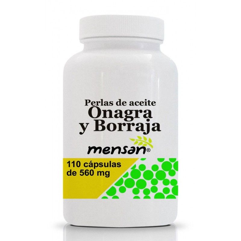 Onagra y Borraja 560 mg 110 Perlas. Mensan