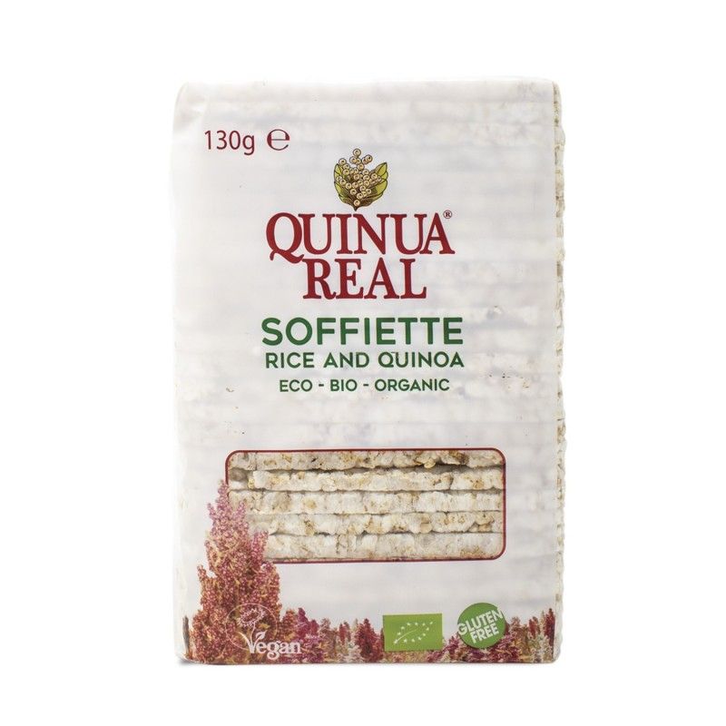Soffiette de Arroz con Quinoa Bio 130 g. Quinua Re
