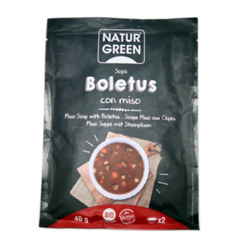 Sopa de Boletus con Miso Bio 40 g. NaturGreen