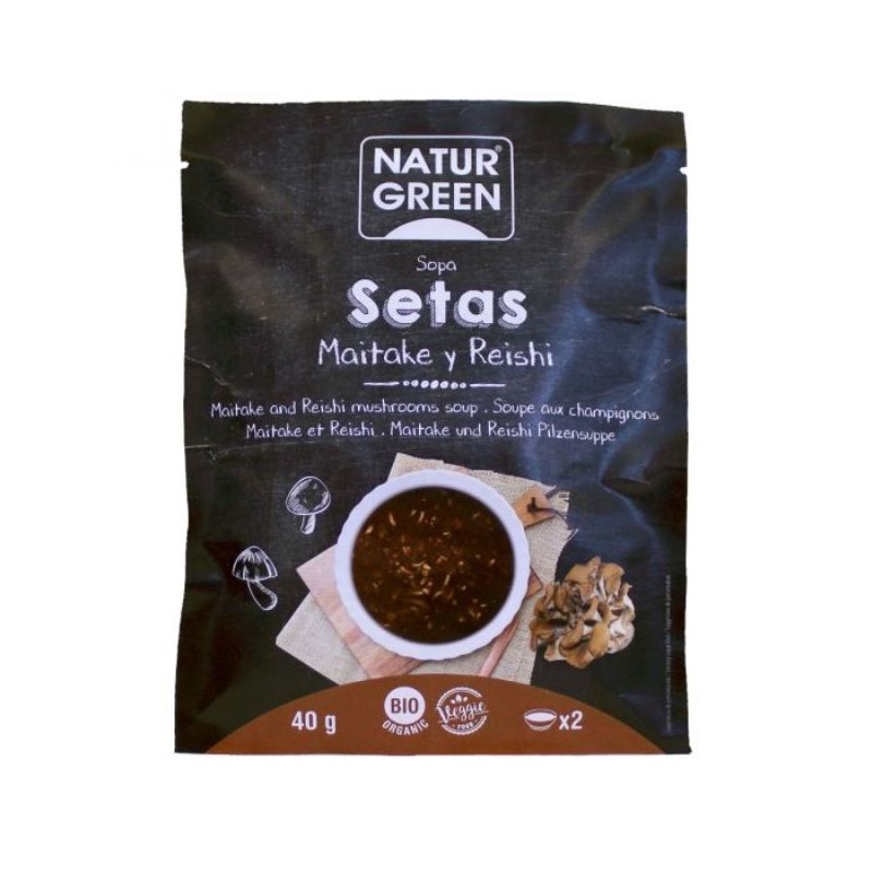 Sopa de Setas Maitake y Reishi Bio 40 g NaturGreen