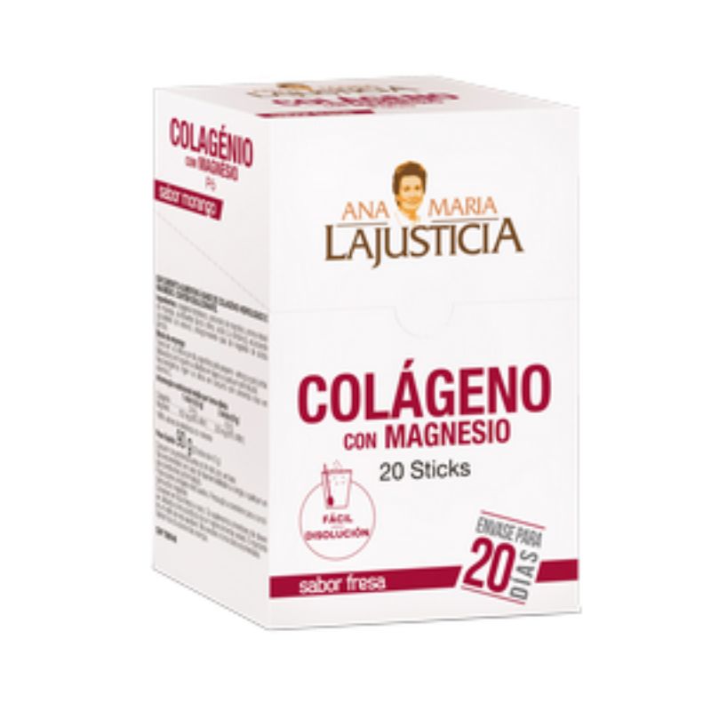 Colágeno con Magnesio 20 Sticks Ana María Lajusticia