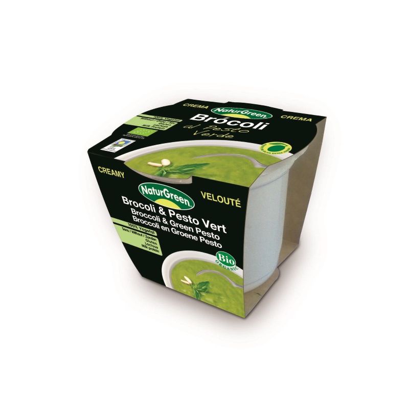 Crema de Brócoli al Pesto Verde Bio 310 g NaturGreen
