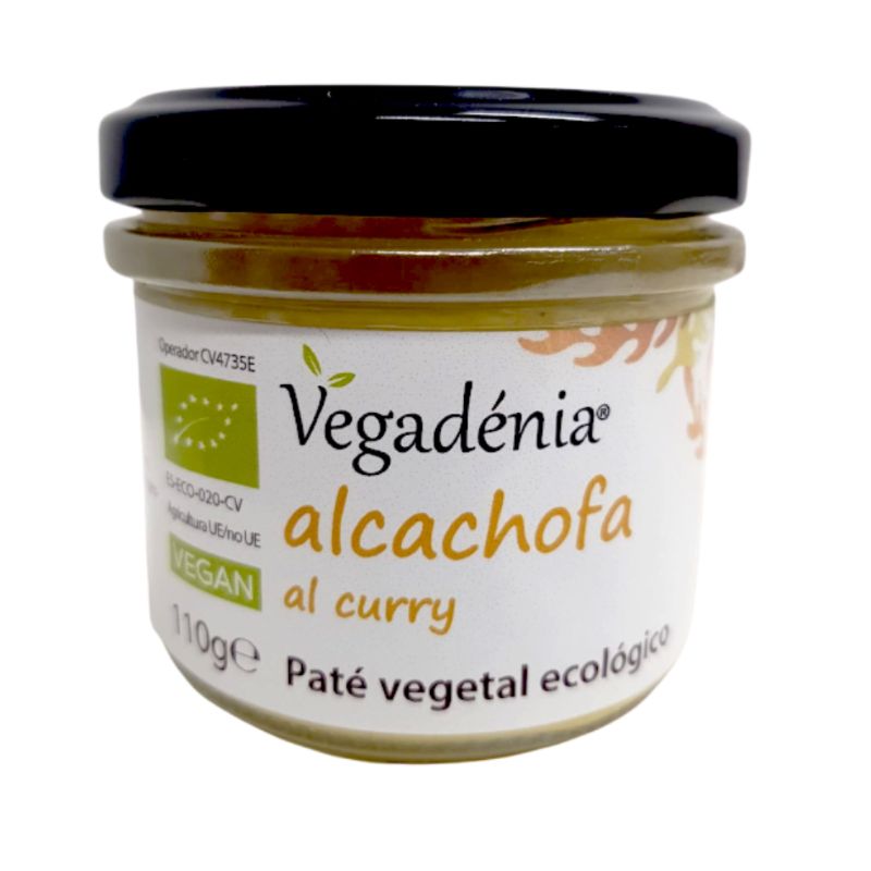 Paté de Alcachofa al Curry Bio 110 g. Vegadénia