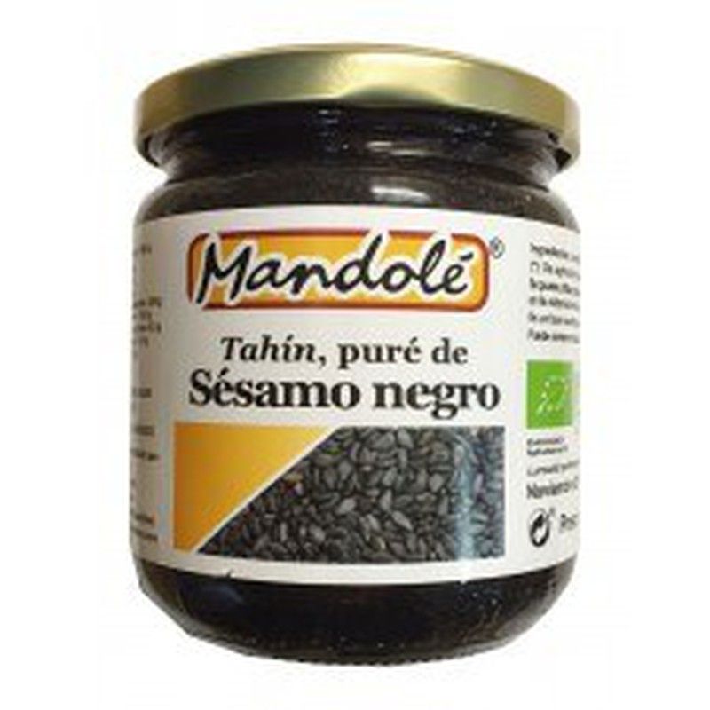 Puré de Sésamo Negro (Tahín) Bio 325 g. Mandolé