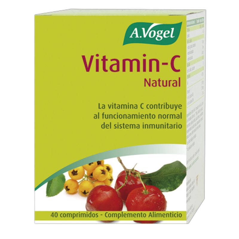 Vitamin-C Natural 40 Comprimidos.  A. Vogel