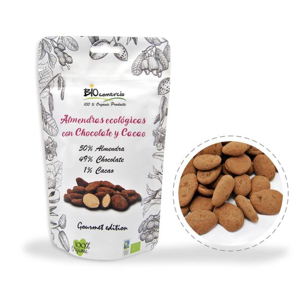 Almendra Chocolate y Cacao. 100g. Biocomercio
